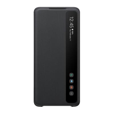 Clear View Cover EF-ZG985 - Flip cover voor mobiele telefoon - zwart - voor Galaxy S20+, S20+ 5G Clear View Cover EF-ZG985 - Flip cover voor mobiele telefoon - zwart - voor Galaxy S20+, S20+ 5G