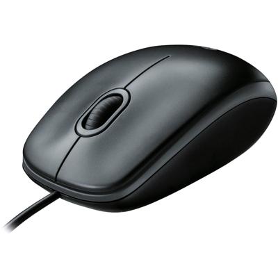 Logitech B100 Muis USB Optisch Zwart 3 Toetsen 800 dpi Ergonomisch