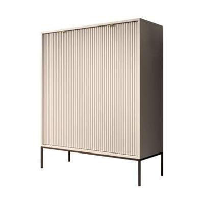 Meubella Dressoir Navil - Beige - 104 cm - Hoog