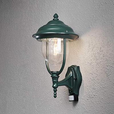 Wandlamp Parma Soragna groen klassieke buitenlamp 7235-600 bewegingssensor