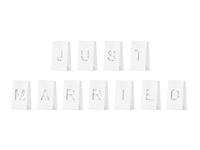 Papieren Lantaarns Just Married - thumbnail