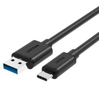 UNITEK Y-C474BK USB-kabel USB 3.2 Gen 1 (3.1 Gen 1) 1 m USB A USB C Zwart - thumbnail