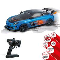 Politiewagen op Afstandsbediening Mondo Alpine A110 GT4 R / C 1:10 Turkoois - thumbnail