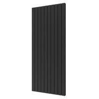 Plieger Designradiator Cavallino Retto Dubbel 1936 Watt Middenaansluiting 180x75,4 cm Black Graphite - thumbnail