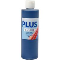 Plus Color acrylverf, marineblauw, 250 ml/ 1 fles - thumbnail