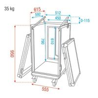 DAP RCA-DD16TOP14 Slant flightcase 16+14 HE - thumbnail