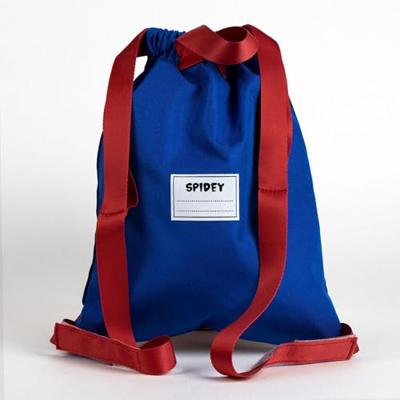 Rugtas met Koordjes Spidey Donkerblauw 27 x 33 cm