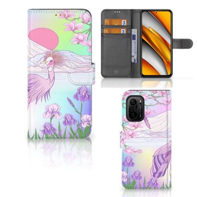 Poco F3 | Xiaomi Mi 11i | Telefoonhoesje | Met pasjeshouder | Bird
