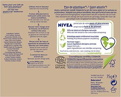 Nivea Naturally clean face bar verzachtend 75 Gram