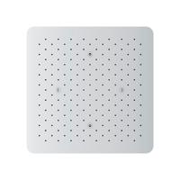 Wiesbaden UFO inbouw-hoofddouche plafond vierkant 50x50x2 cm chroom - thumbnail