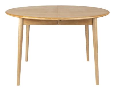 Zuiver Uitschuifbare Ronde Eettafel 'Twist' Eiken, 120-160 x 120cm Zuiver Uitschuifbare Ronde Eettafel 'Twist' Eiken, 120-160 x 120cm