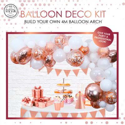 Globos Ballonnen boog set rose goud Globos Ballonnen boog set rose goud