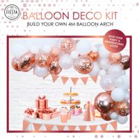 Globos Ballonnen boog set rose goud - thumbnail