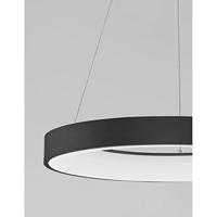 Lyora HanglampRando Thin zwart Ø 60cm - 9453453 - thumbnail
