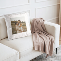 Kussen bedrukken - Wit - 40 x 40 cm - thumbnail