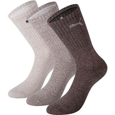 Puma Sportsokken Light Brown Melange 3-pack-47-49