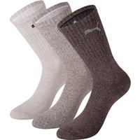 Puma Sportsokken Light Brown Melange 3-pack-47-49 - thumbnail