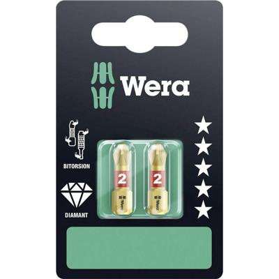 Wera 851/1 BDC SB Bits, 2 x PH 2 x 25 mm - 1 stuk(s) - 05073335001