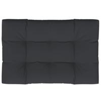Palletkussen 120x80x12 cm stof zwart - thumbnail