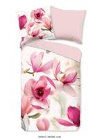 Good Morning Dekbedovertrek "magnolia bloemen" - Multi - (135x200 cm) - Katoen - thumbnail