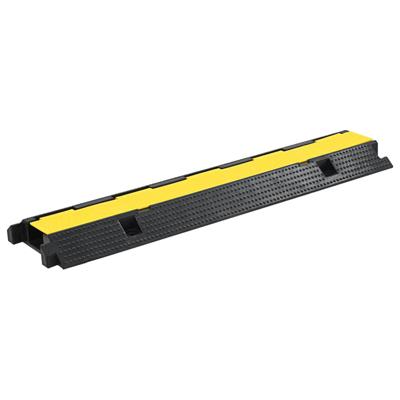 VidaXL Kabelbeschermer drempel 1 tunnel 100 cm rubber
