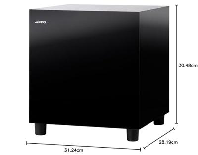 Jamo SUB 210 Subwoofer Zwart Jamo SUB 210 Subwoofer Zwart