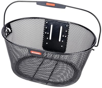 RIXEN & KAUL fietsmand, voorop "oval" fr.basket r&k oval black