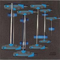 Gedore 1500 CT2-DT 2142 Haakse schroevendraaier 2 mm, 2.5 mm, 3 mm, 4 mm, 5 mm, 6 mm, 7 mm, 8 mm, 10 mm 9-delig - thumbnail
