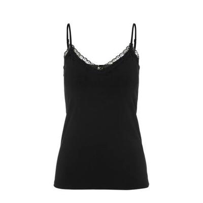 Dames hemd kant - Lace singlet kate - Kanten dames onderhemd - Microfiber singlet