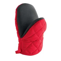 Wicotex Ovenhandschoen met neoprene grip rood - thumbnail