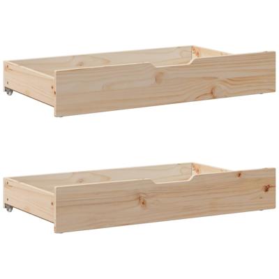 Bedframe zonder matras massief grenenhout 135x190 cm