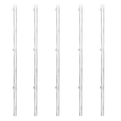 Gaashek met palen 15x0,8 m gegalvaniseerd staal