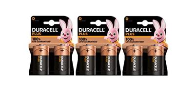 Duracell plus 100% d 10x2 (lr20)