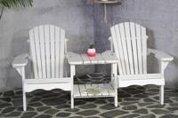 Dubbele loungestoel Jumbo Canadian wit - thumbnail