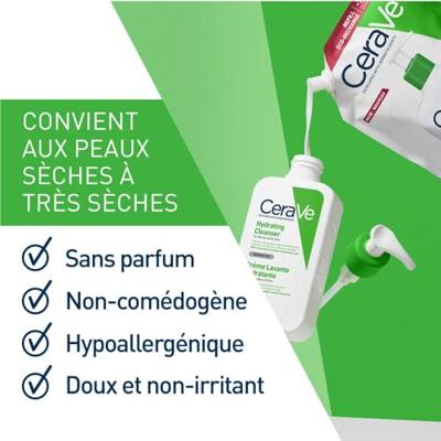 CeraVe Hydraterende Reinigingscrème Navulling voor de Normale tot Droge Huid 473ml
