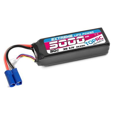 TRC Lipo 50c 3S 11,1 volt 5000mah met EC5 stekker TRC Lipo 50c 3S 11,1 volt 5000mah met EC5 stekker