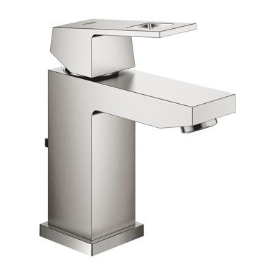Wastafelmengkraan GROHE Eurocube S-Size M/Waste 28 Mm Supersteel