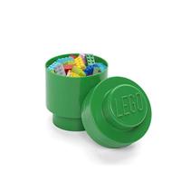 Room Copenhagen LEGO Storage Brick 1 Rond Groen opbergdoos - thumbnail