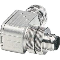 Phoenix Contact 1694279 Sensor/actuator connector, niet geassembleerd M12 Aantal polen (sensoren): 4 Stekker, haaks 1 stuk(s) Piece - thumbnail