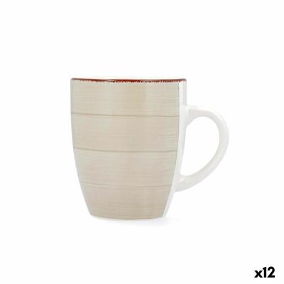 Kopp Quid Vita Morning Ontbijt Keramisch Beige 350 ml (12 Stuks)