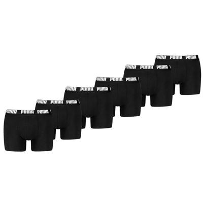 Puma Boxershorts Everyday Basic 6-pack Black / Black-XXL