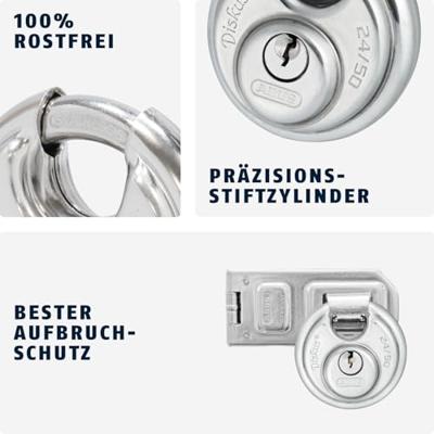 ABUS hangslot discus 24ib/50