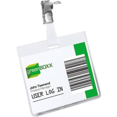 Durable 800319 Naamplaatje 8003 (b x h) 90 mm x 60 mm draaibare clip 25 stuk(s)