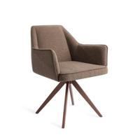 Jesper Home Draaibare Eetkamerstoel 'Tome' Turn Brown, kleur Idaho Potato - thumbnail