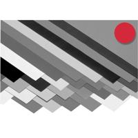 Creativ Company Karton, vel 50x70 cm, 270 gr, kerstrood, 10 vel/ 1 doos - thumbnail