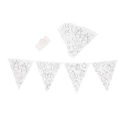 Kleur je eigen vlaggenlijn 3 meter