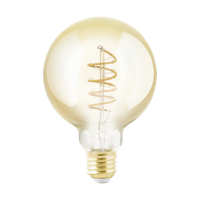 Lichtbron Amber spiraal E27 G95 245LM dimbaar - thumbnail