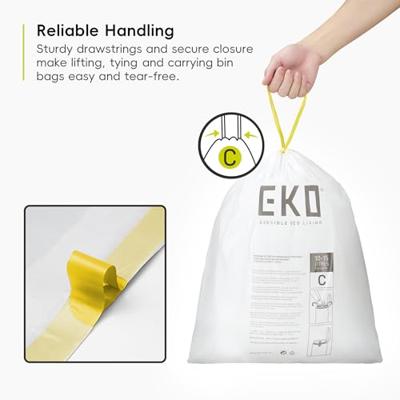 EKO Afvalzak Type C 10-15 Liter Rol met 20 Afvalzakken - thumbnail