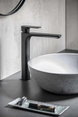 Wastafelmengkraan Sapho Spy 1-hendel Recht Hoog 29.8 cm Mat Zwart Wastafelmengkraan Sapho Spy 1-hendel Recht Hoog 29.8 cm Mat Zwart