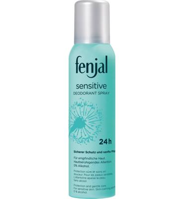 Fenjal Deodorant spray sensitive 150 Milliliter Fenjal Deodorant spray sensitive 150 Milliliter